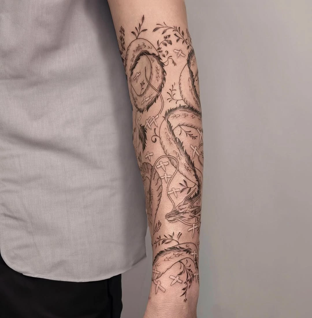 Custom Design - Custom tattoo at XOXO Dublin