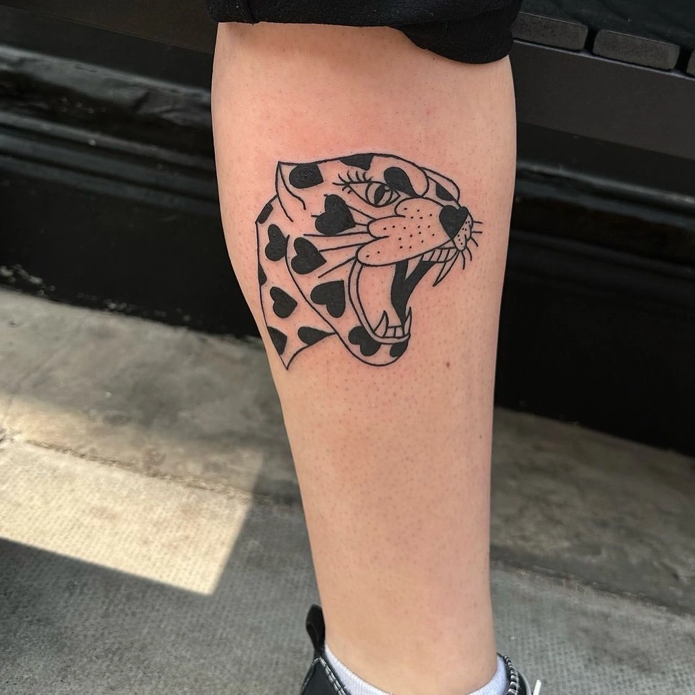 Neo-traditional colour tattoo at XOXO Dublin