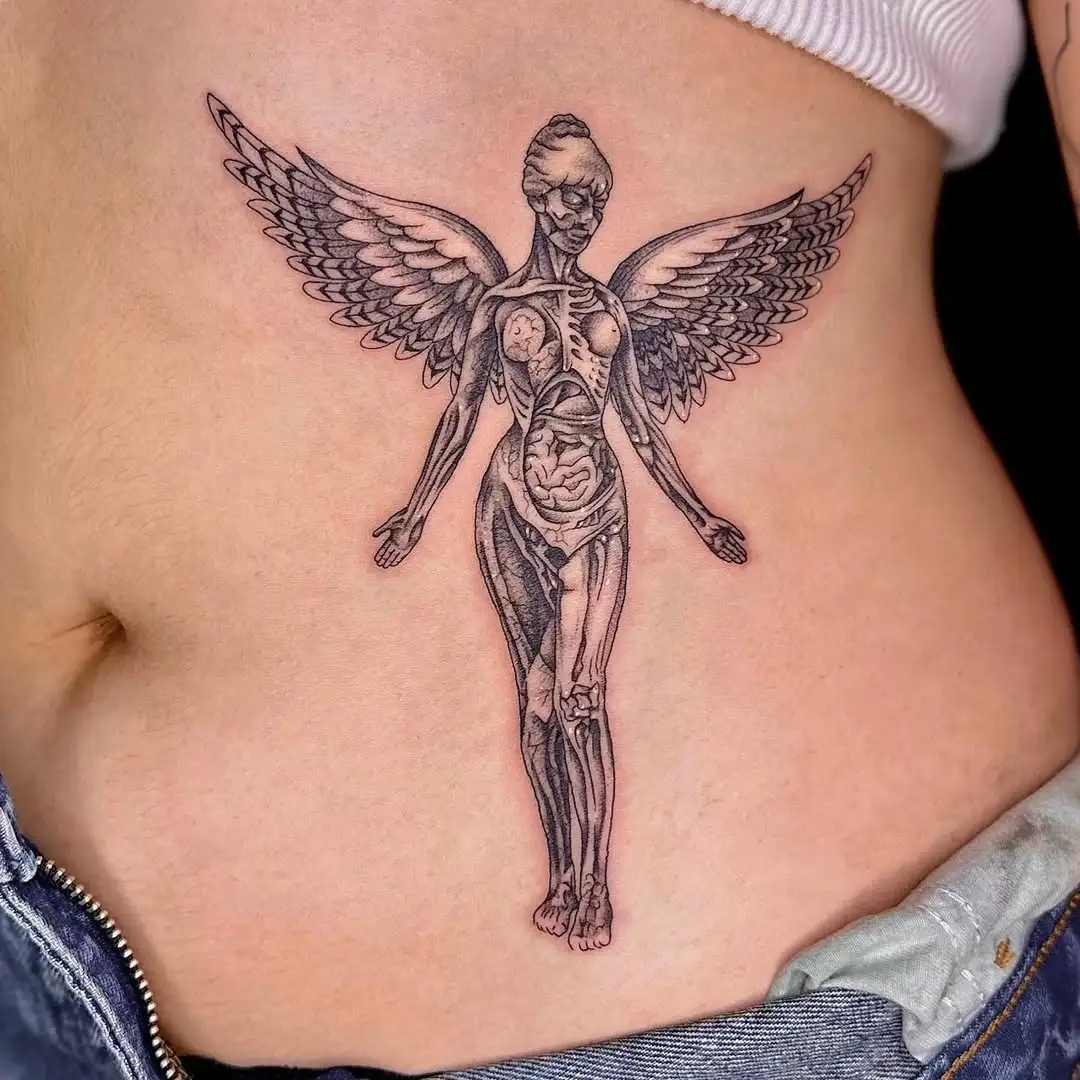 Large scale tattoo at XOXO Dublin