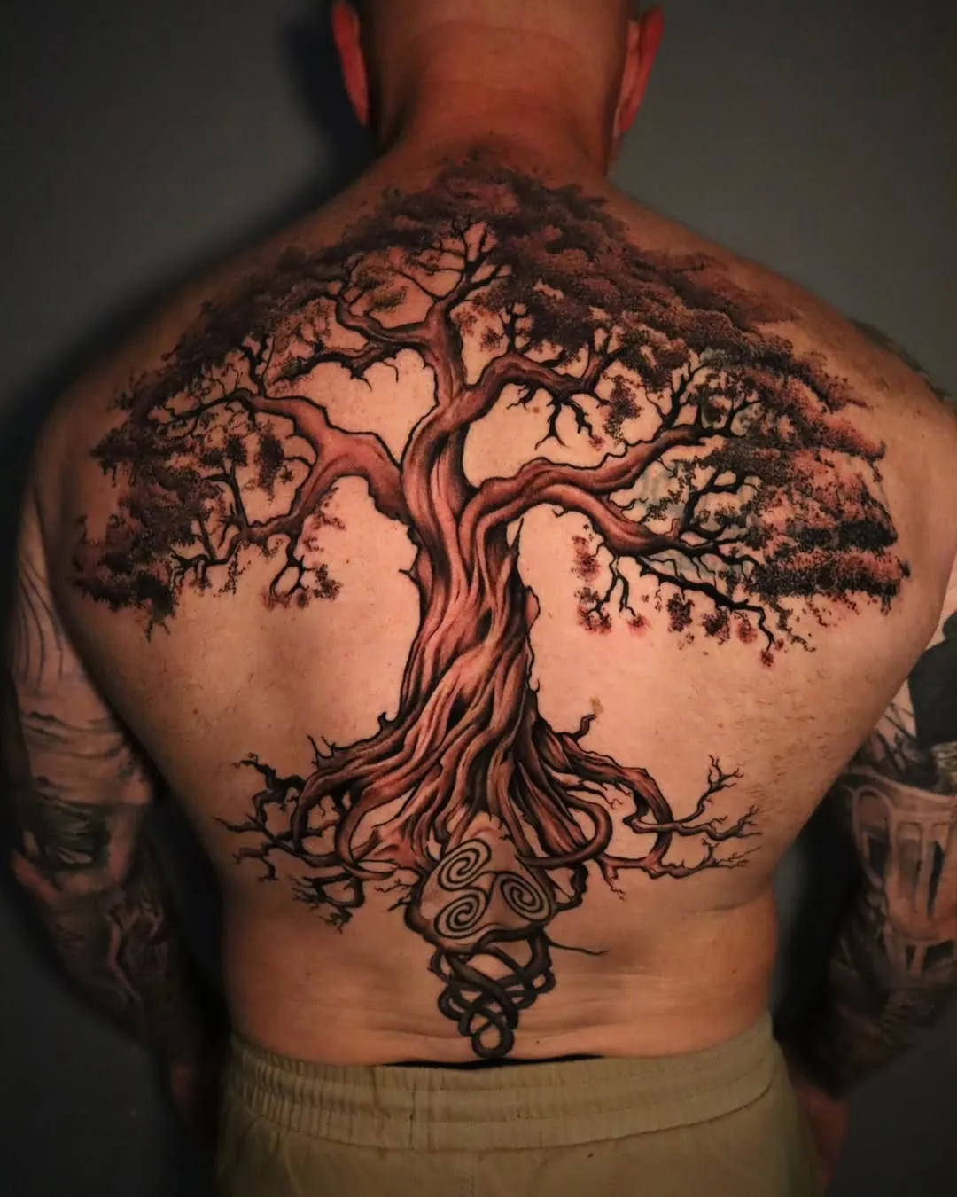 Large portrait tattoo at XOXO Dublin