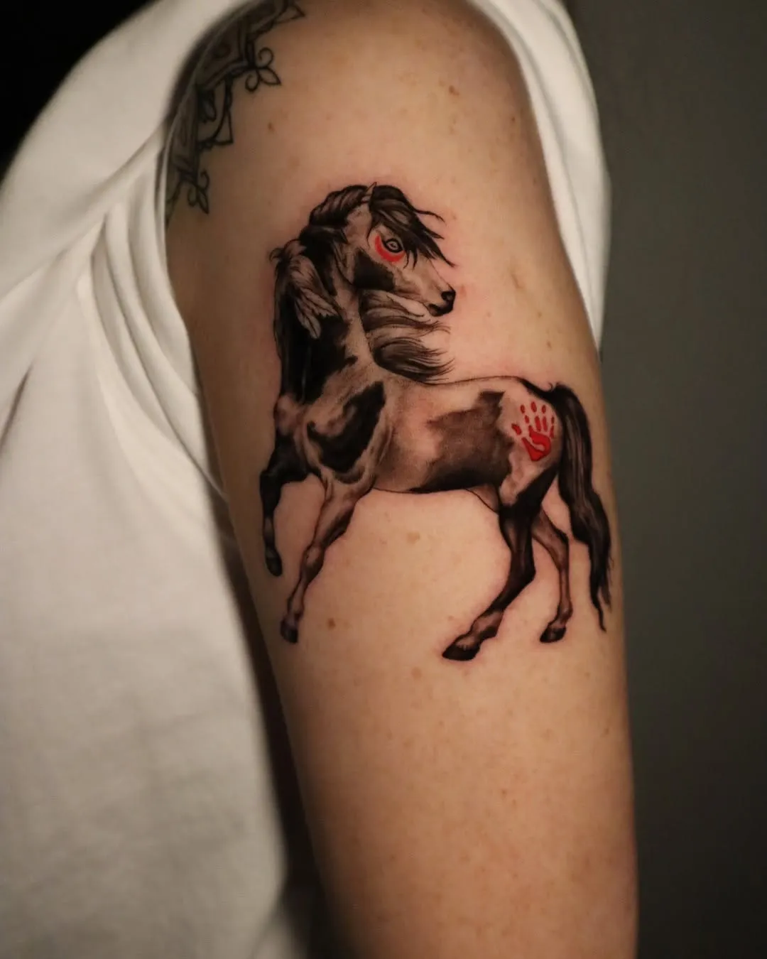 Custom black and grey tattoo at XOXO Dublin