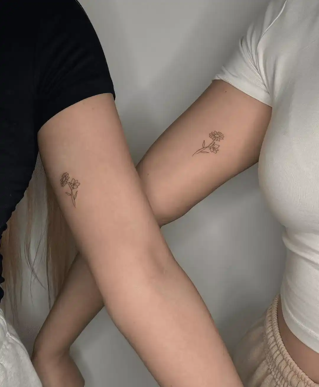 Small botanical tattoo at XOXO Dublin