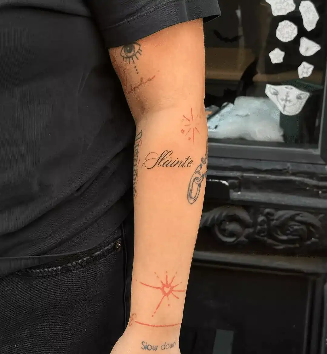 Small first tattoo at XOXO Dublin