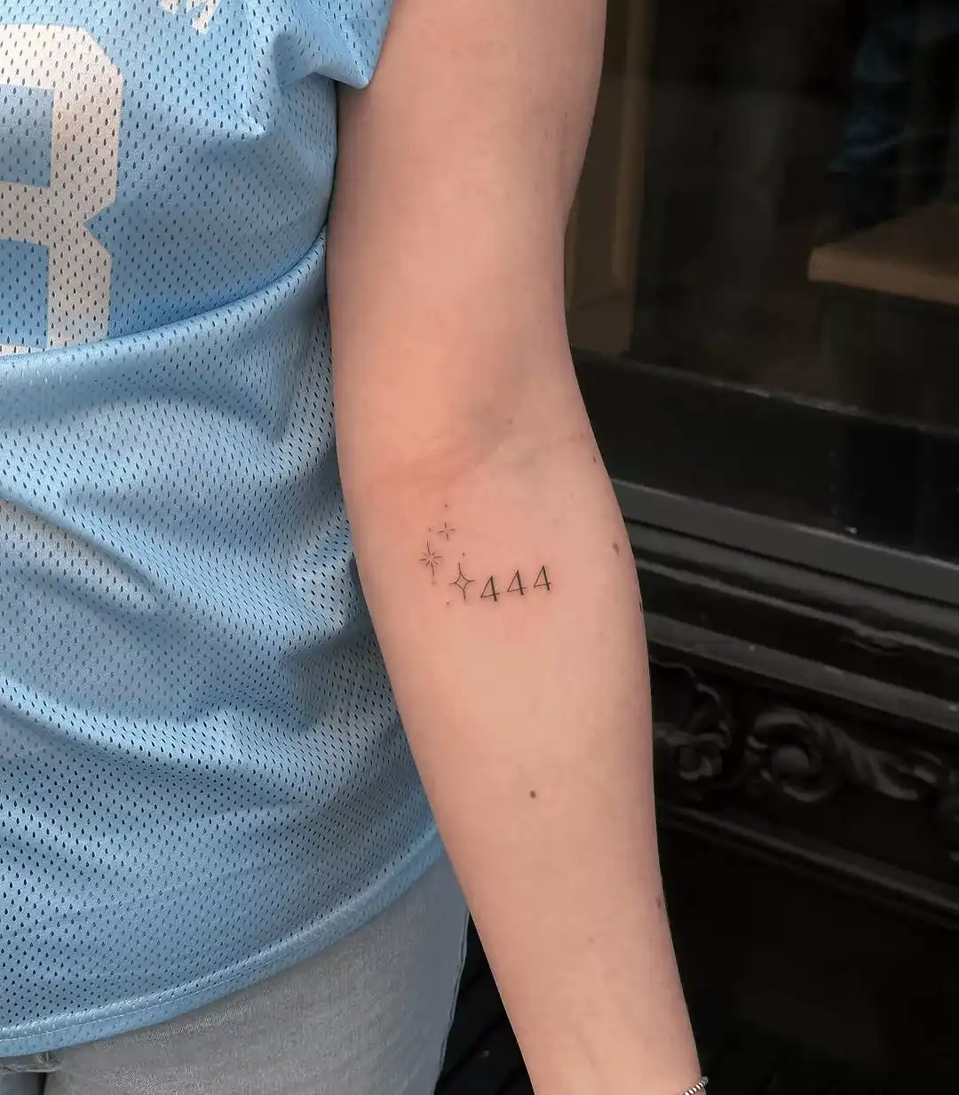 Small floral tattoo at XOXO Dublin