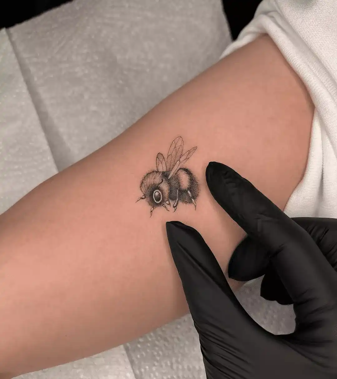 Small minimalist tattoo at XOXO Dublin