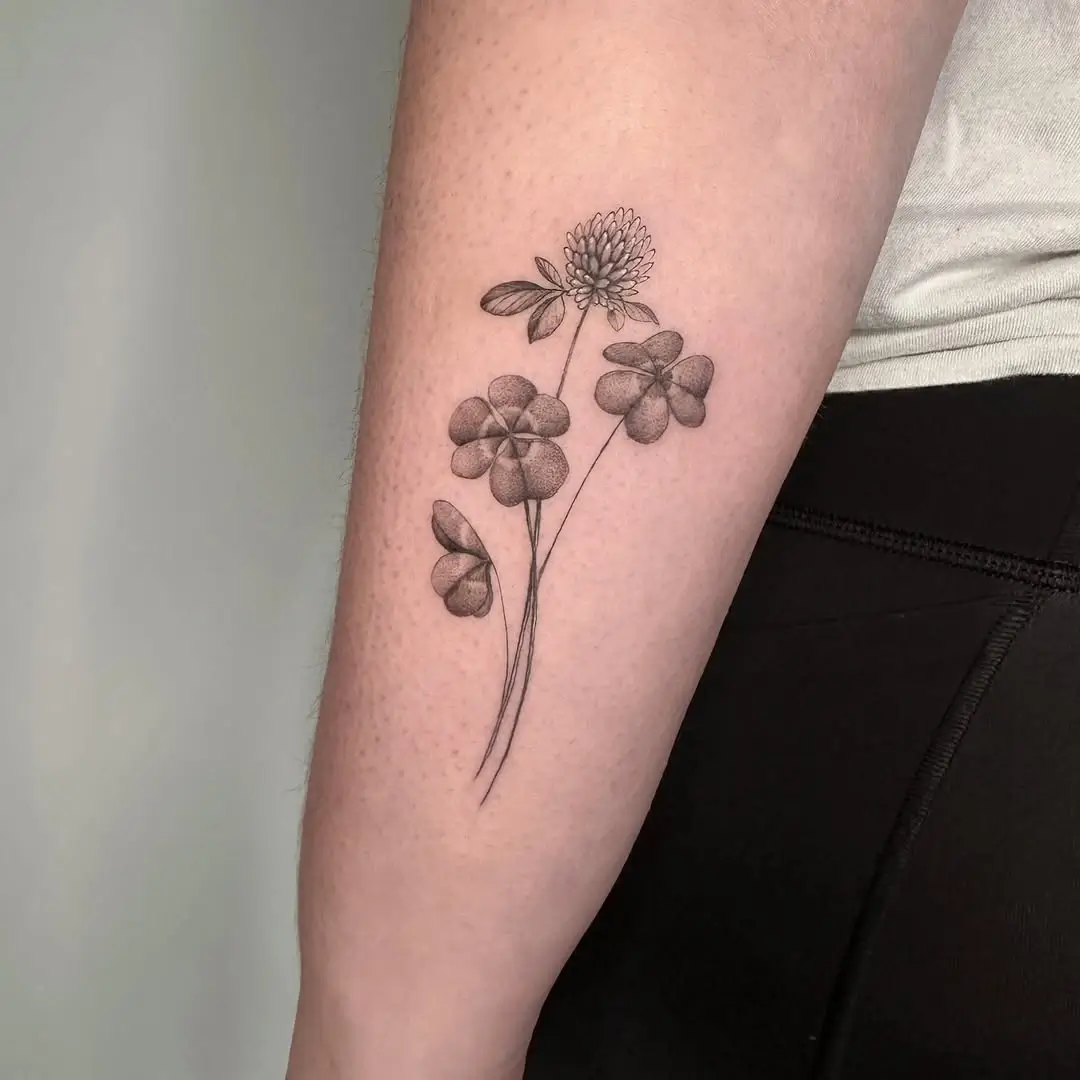Floral Botanical - Floral tattoo at XOXO Dublin