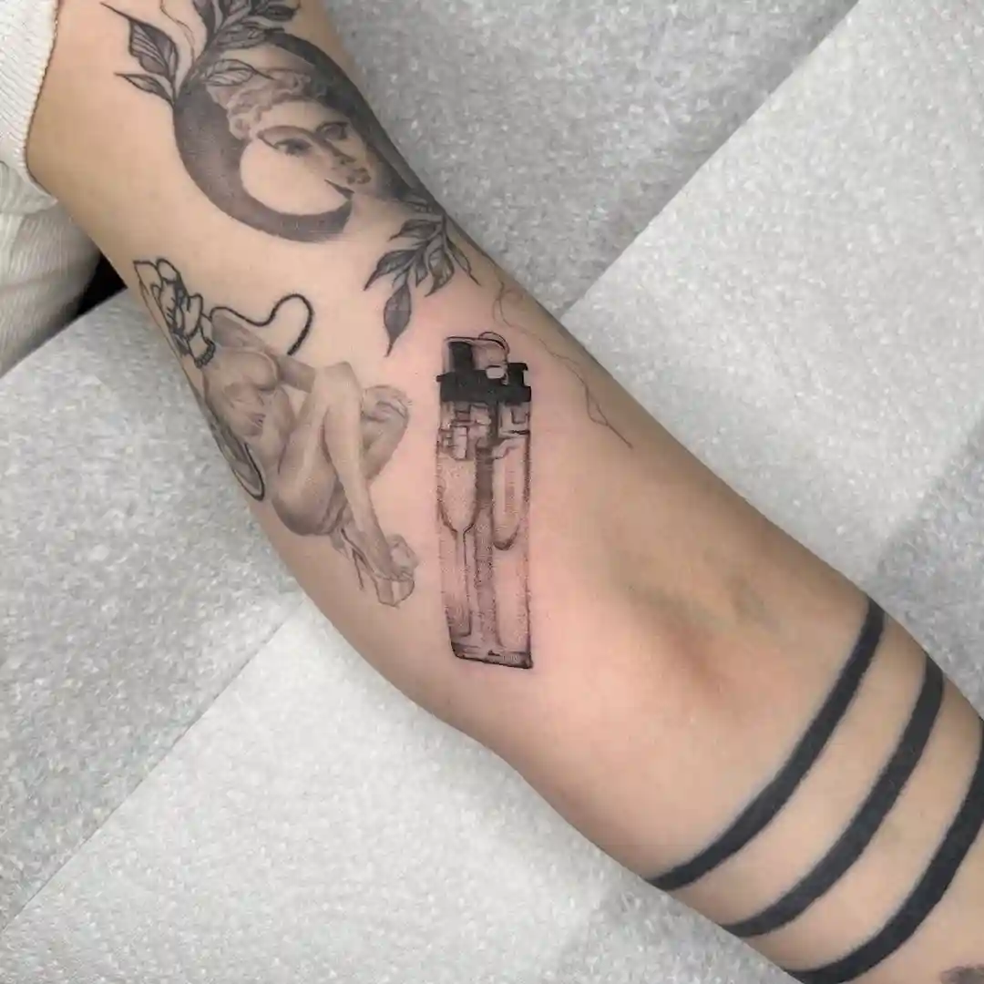 Micro realism portrait tattoo at XOXO Dublin