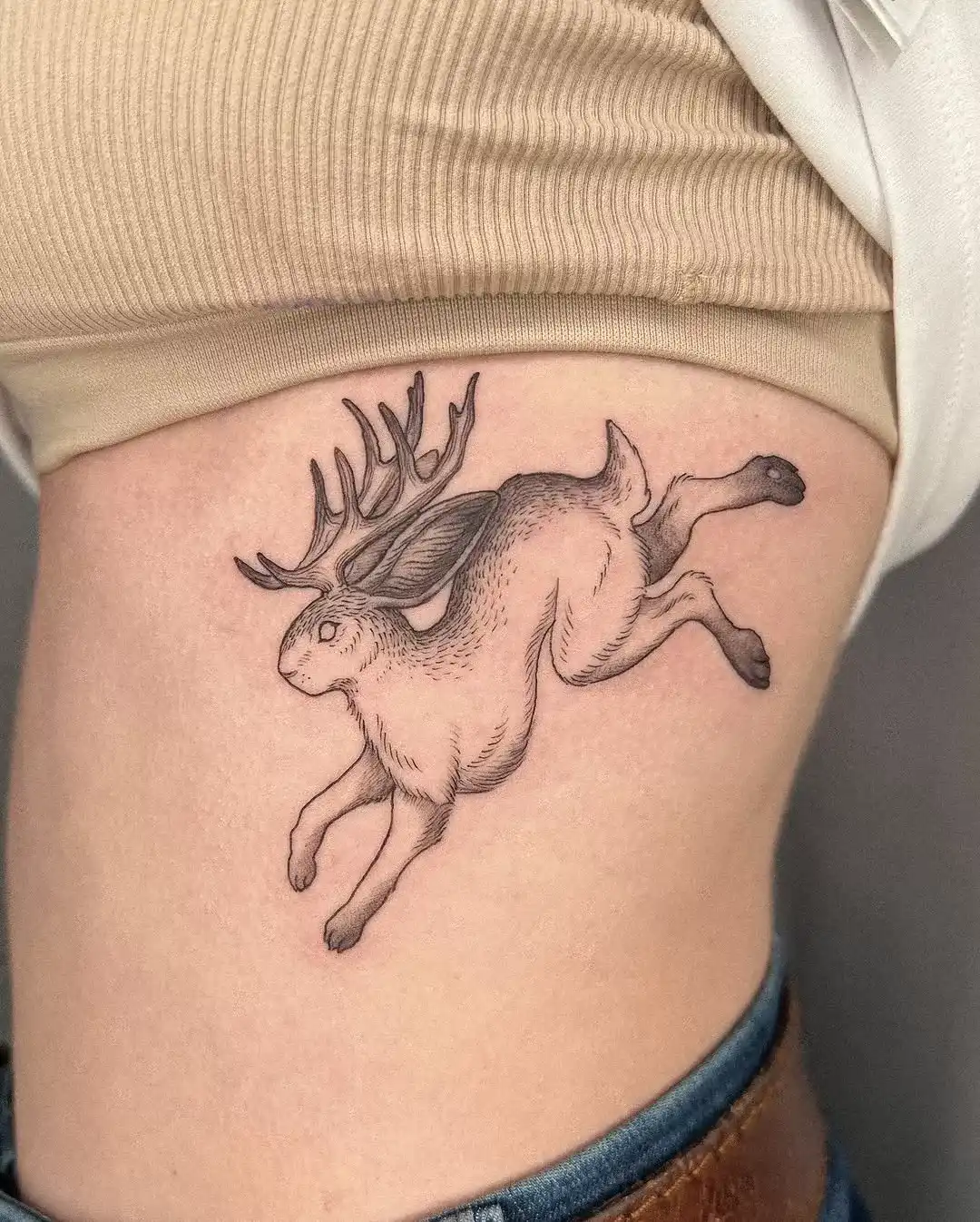 Fine line nature tattoo by Leonardo Cardenas XOXO Dublin