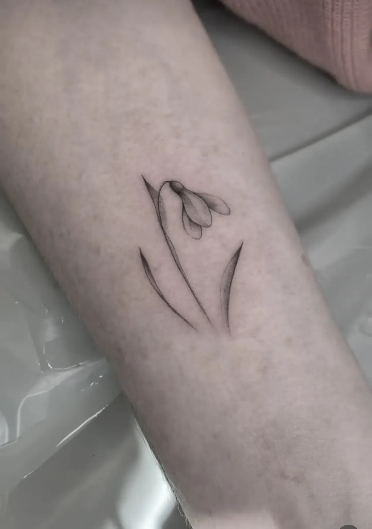 Fine line script tattoo at XOXO Dublin